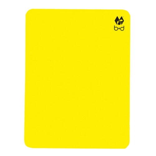 b+d Gele Kaart Neon 9 x 12 cm