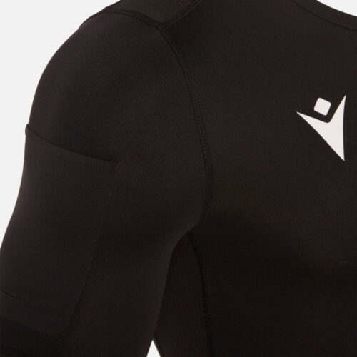 Macron UEFA REF Undershirt SS zwart Slim Fit (art.nr van 58014368 naar 800000160900) - Afbeelding 2