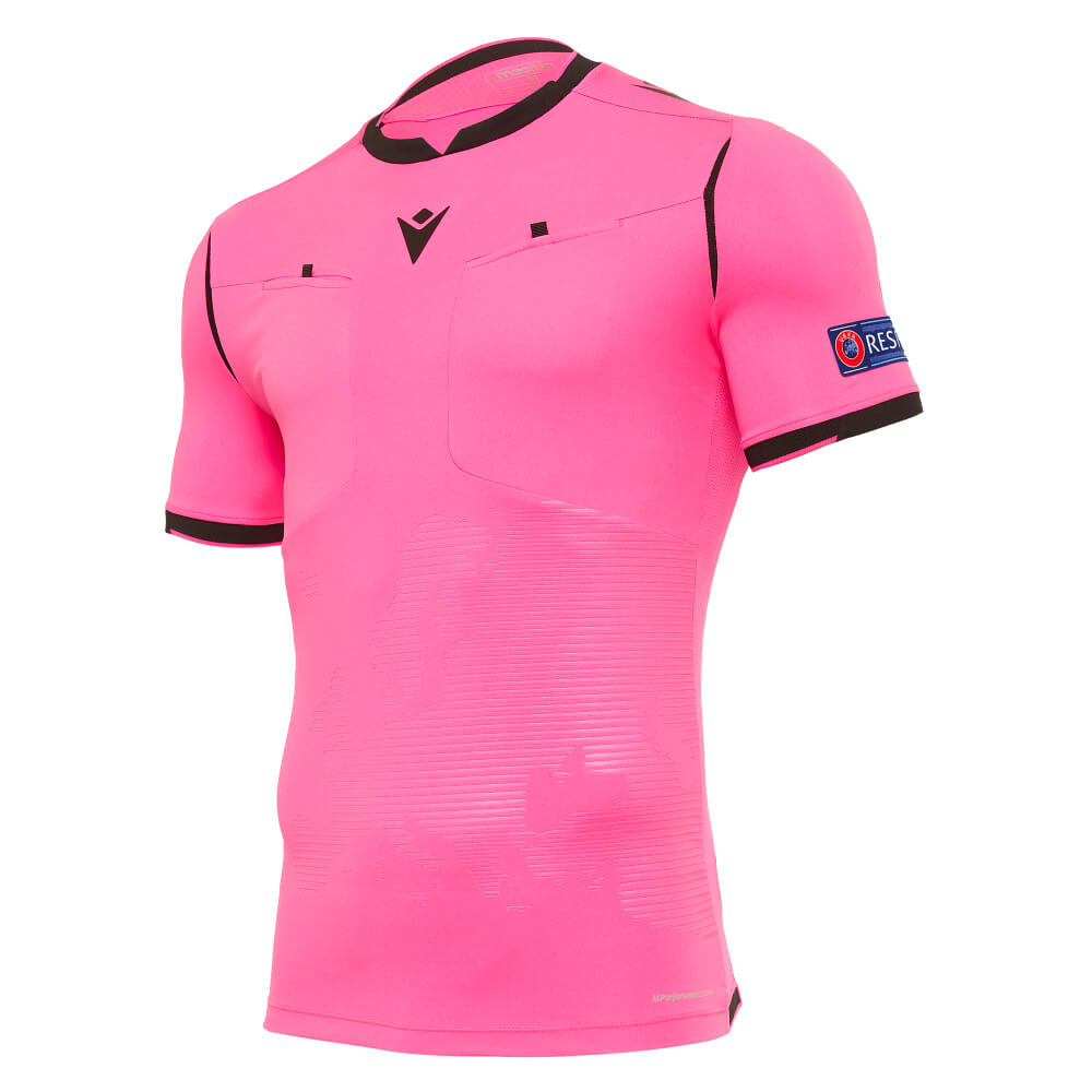 Scheidsrechter roze shirt UEFA PINK euro 2020 SS