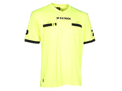 Patrick Referee 2020 Shirt - Neon Yellow Korte Mouw