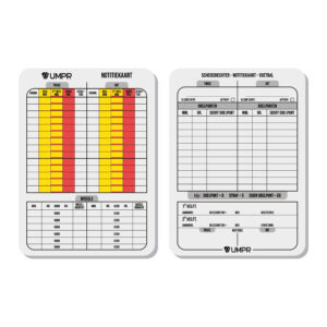 UMPR notitiekaarten FIFA formaat- 8x11 cm - set van 25 Stuks -uitwisbaar