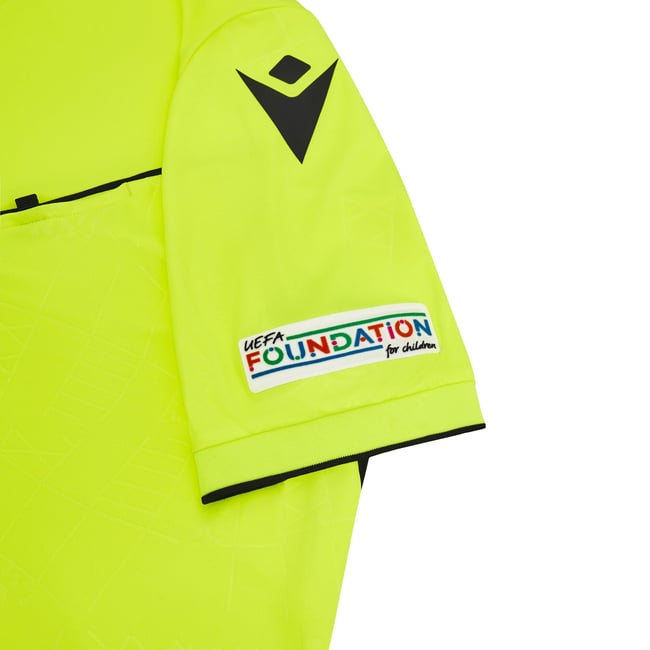 UEFA EK 2024 Scheidsrechter shirt - Neon Geel NYL - Korte Mouwen - Afbeelding 4
