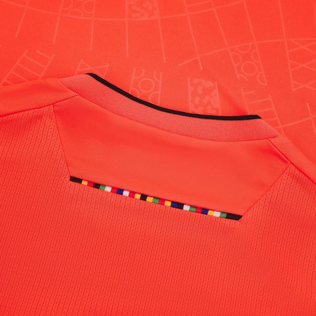 UEFA EK 2024 Scheidsrechter shirt - Neon Rood NRD - Korte Mouwen - Afbeelding 3