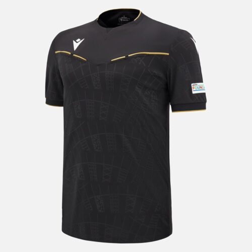 UEFA EK 2024 Scheidsrechter shirt - Zwart BLK - Korte Mouwen