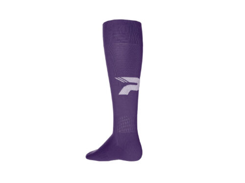 Patrick Referee Socks 2024- Paars met alleen witte letter P